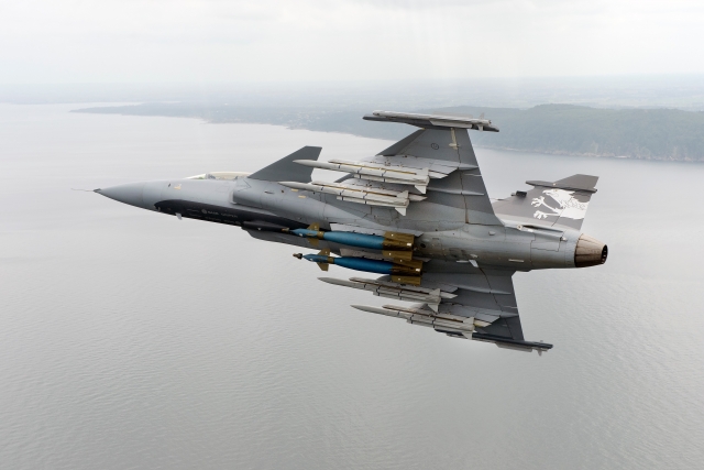 Saab Begins Building First Two-Seat Gripen F Jet for Brazil