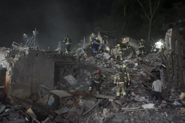 Massive Missile, Drone Strikes on Ukrainian Military Facilities, 9 Killed, 70+ Injured