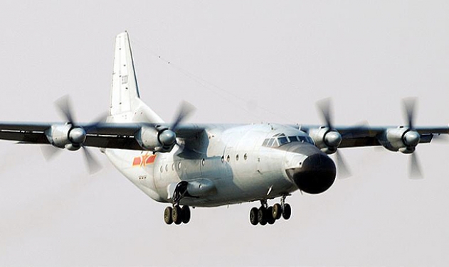 Chinese Y-8 Military surveillance plane Found Flying Near Taiwan