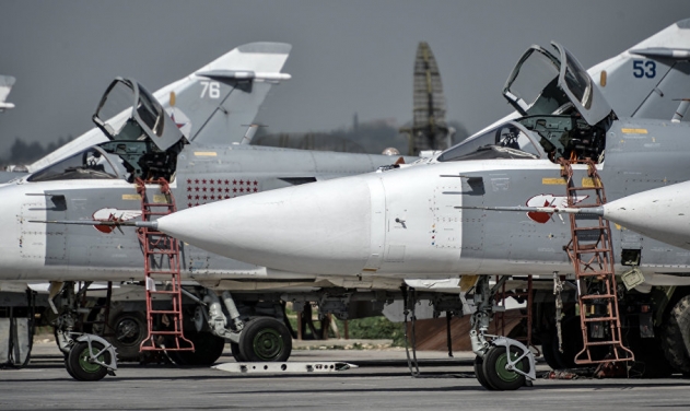 Russian Su-24 Bomber Rolls-off Runway In Syria, Killing Crew