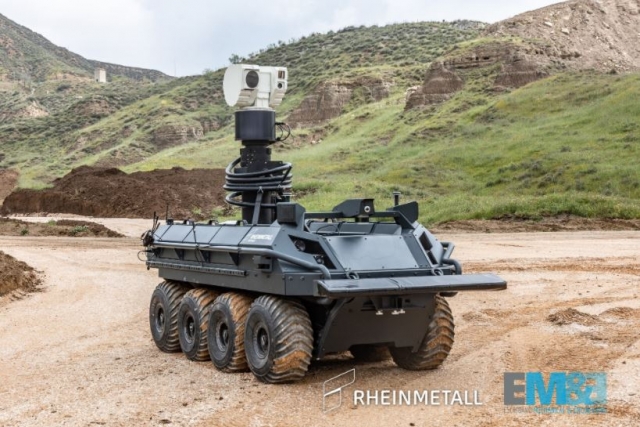 Rheinmetall, Escribano Demo New Sensors for Mission Master SP A-UGV