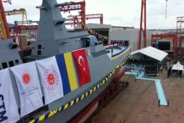 Turkey Launches Corvette for the Ukrainian Navy