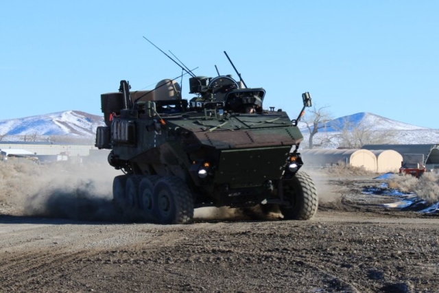 General Dynamics Land Systems Completes Testing of Advanced Reconnaissance Vehicle 