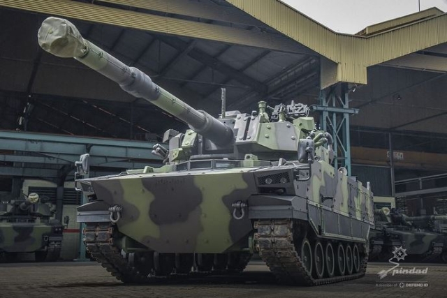 Indonesian Army Receives Turkish-Made Harimau Medium Tanks