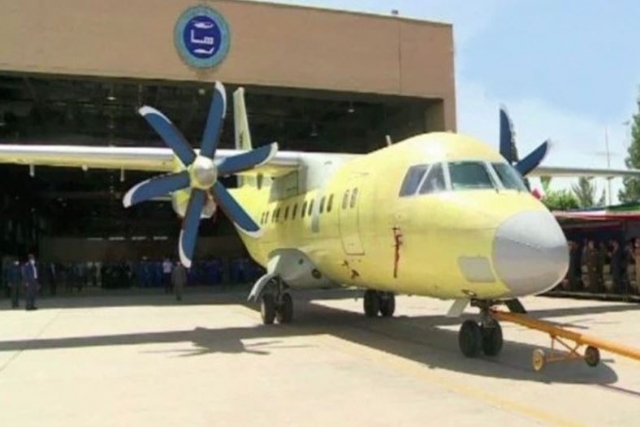 Iran Unveils Light Military Transport Aircraft