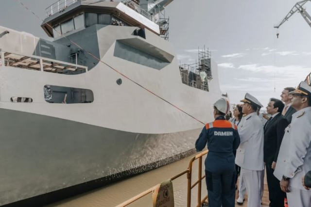 Damen launches OPV 2600 Vessel for Pakistan Navy