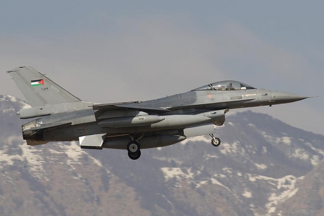 Jordan to Buy F-16 Air Combat Training Center