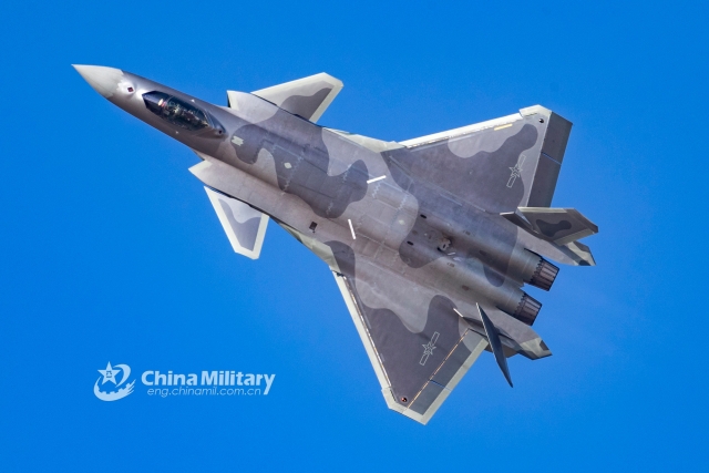 PLA's Mystery Jet Defeats 17 Other Fighters in Combat Drills