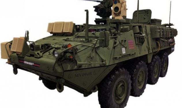 US Army Demos Laser Weapon On Stryker Armored Vehicle