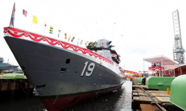 Singapore Launches Fifth Littoral Mission Vessel