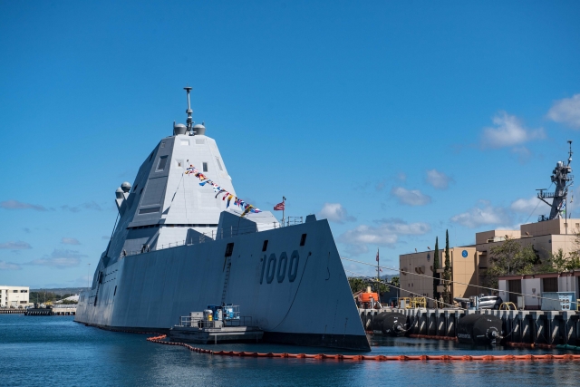 US Navy Accepts USS Zumwalt Destroyer 3 years after its Commissioning