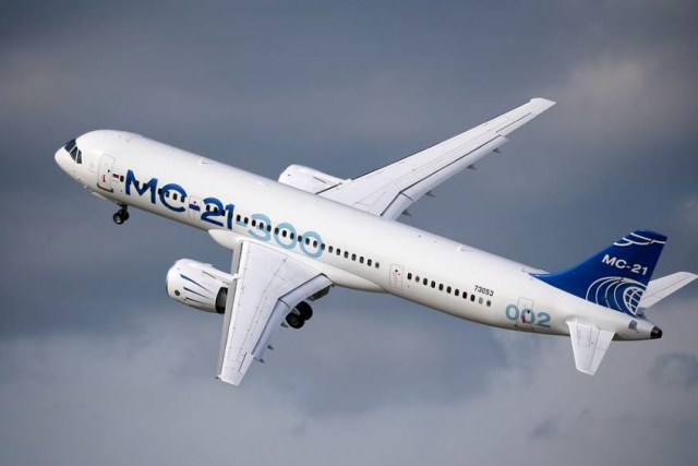 Russian MC-21 Airliner Deliveries Postponed due to Sanctions