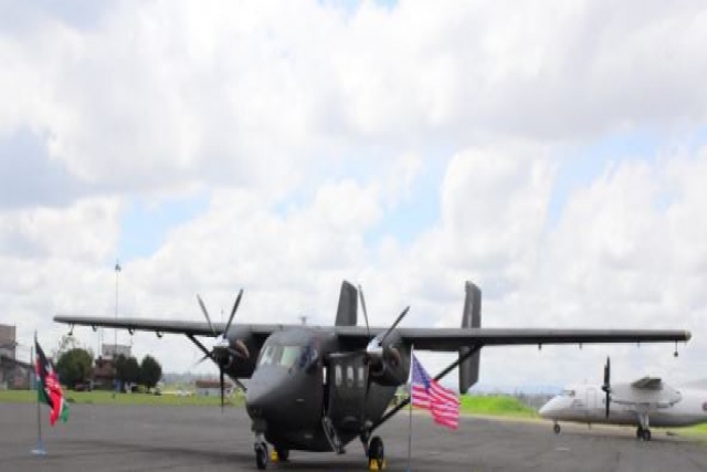Kenya Receives Surplus U.S.A.F. Skytruck Light Transport Aircraft
