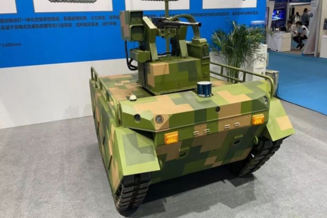 Land, Sea and Air Combat Robots Displayed at Beijing Expo