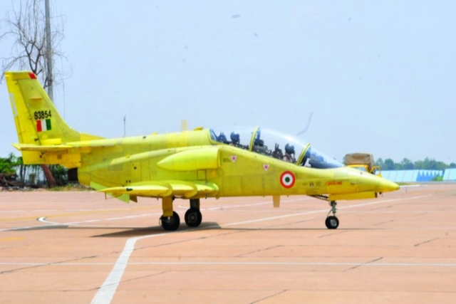 HAL's Intermediate Jet Trainer Demonstrates Six Turn Spins