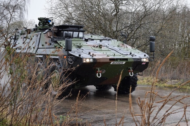 British Army Procures 100 Boxer Wheeled Armored Vehicles