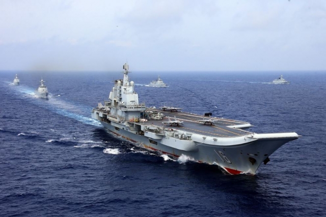 Japan Tracked PLA Carrier ‘Liaoning’ from Close Range: China