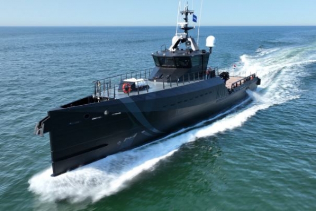 DAMEN Supplies U.K. Navy with Ship to Serve as R&D Platform