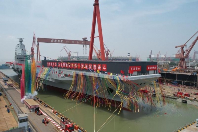 China’s 3rd Aircraft Carrier Starts Mooring Trials