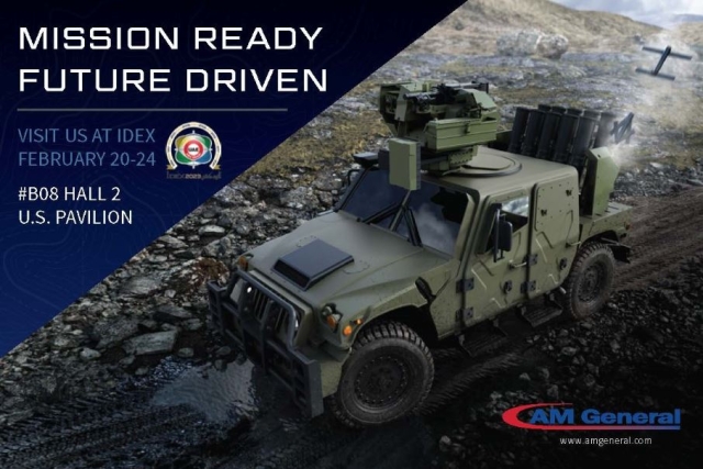 AM General to Debut HUMVEE Saber Concept at IDEX 2023