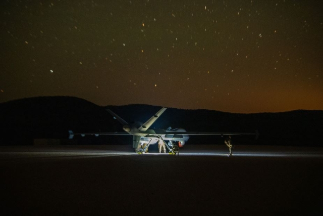 MQ-9 Reaper Clears First Mission Using Dirt Landing Zone