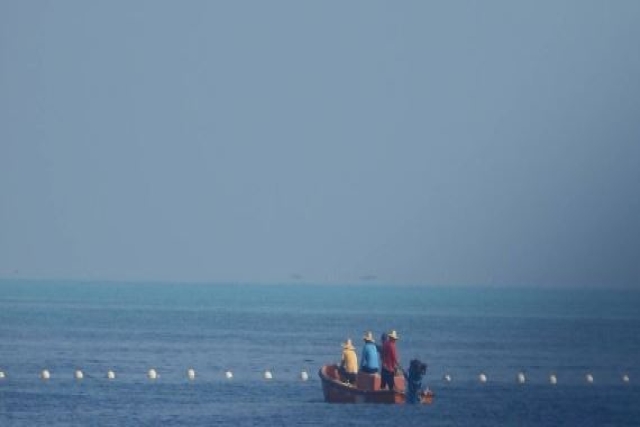 Manila Fumes as China sets up floating barrier in Disputed Panatag Shoal