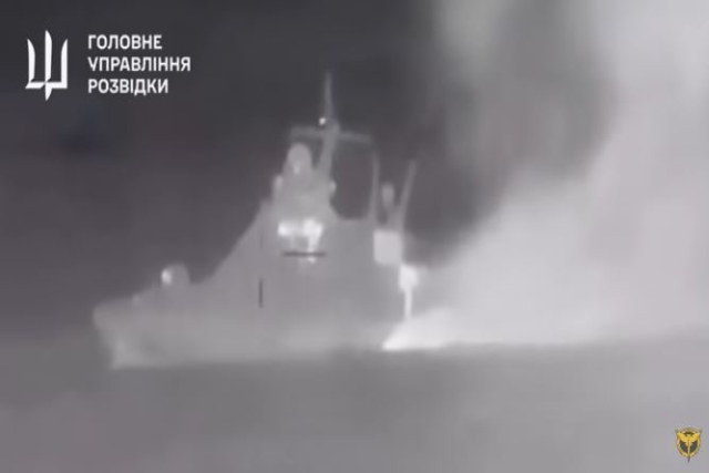 Ukraine Says Destroyed Russian Patrol Ship in Crimea