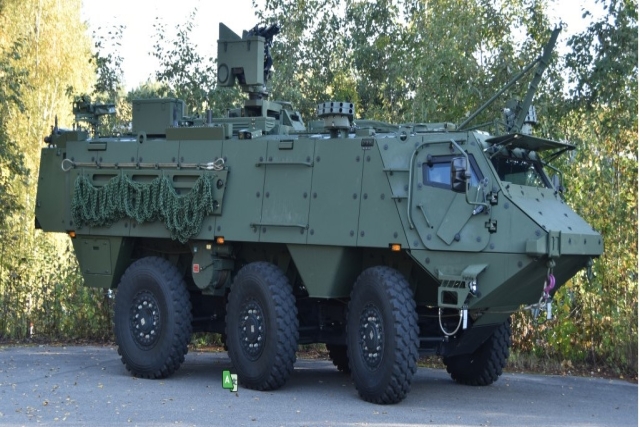 Finland to Buy Patria 6x6 Armored Vehicles with Remote Weapons Stations