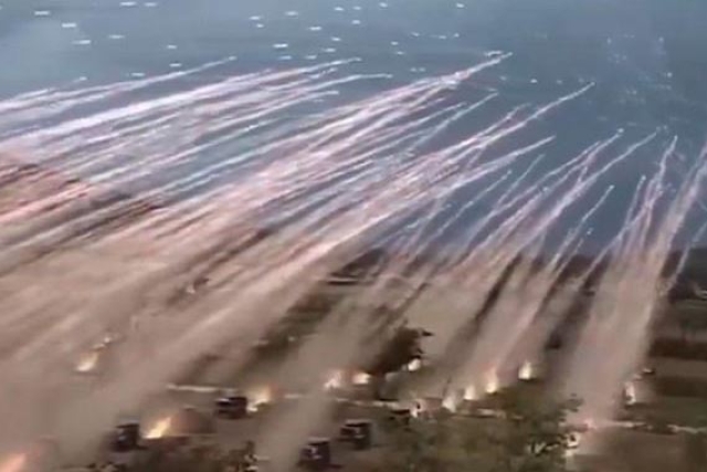 Iran State TV Broadcasts Simulated Massive Attack on Israel