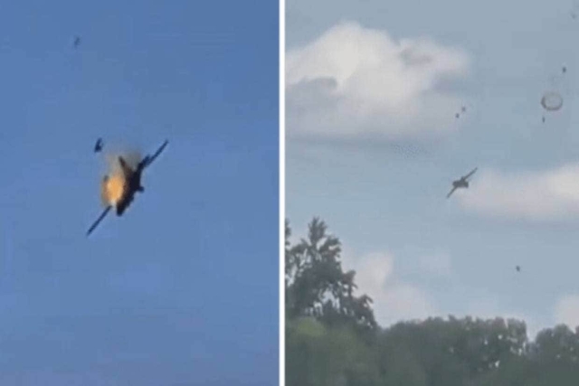 MiG-23 Crashes during Michigan Air Show