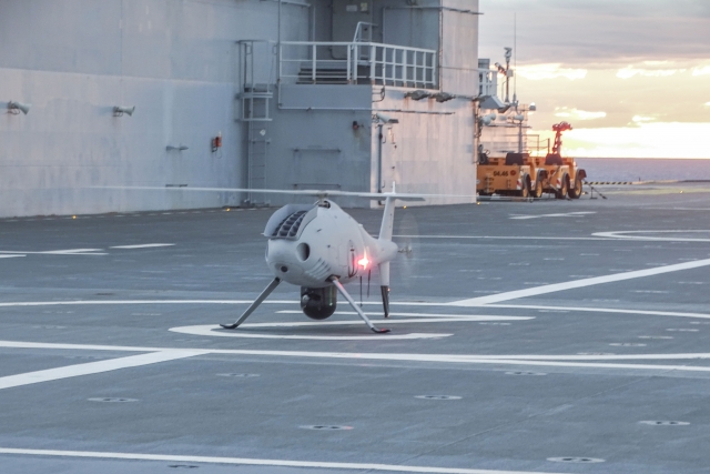 Schiebel’s Camcopter S-100 Integrated on French Navy's Mistral Carrier 