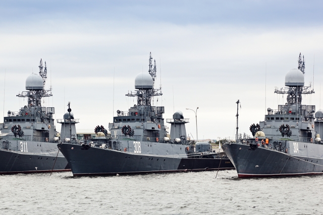 Russian Warship Collides with Container Ship in Danish Waters