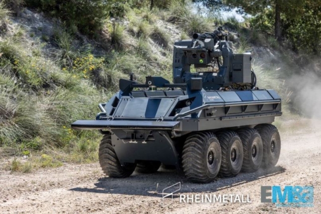 Rheinmetall, Escribano Demo New Sensors for Mission Master SP A-UGV