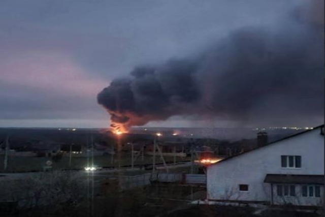 Ukrainian Loitering Drones Destroy Russian Ammunition Depot in Belgorod: Reports