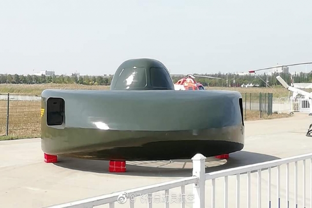 China Unveils Weird, Saucer-Shaped Armed Helicopter 