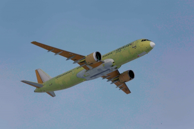 Fourth Irkut MC-21 Plane Completes Maiden Flight 