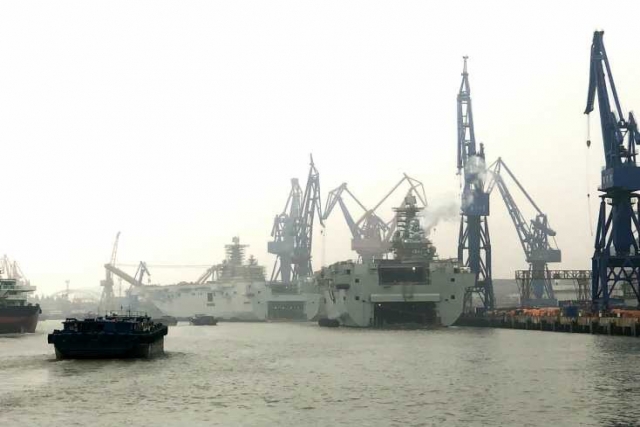 China’s Type 075 LHD Undergoes Main Engine Ignition Test