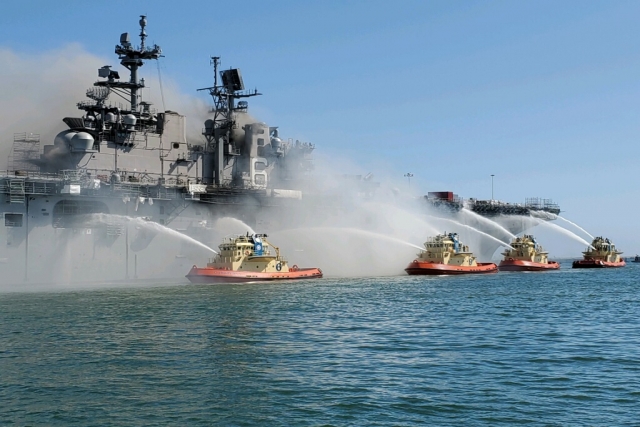 Fire Onboard US Navy Warship, 17 Sailors Hospitalized