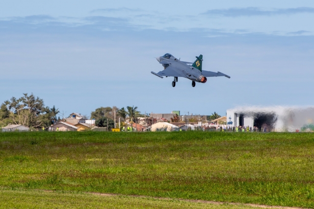 Brazilian Gripen Jet Completes Maiden Flight in the Country