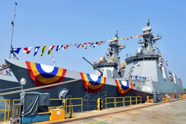 S.Korea Launches New FFX Batch-II Anti-Submarine Frigate