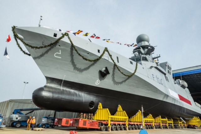 Fincantieri Launches 4th Al Zubarah-Class Corvette for Qatar