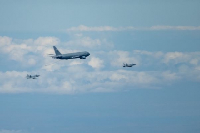 KC-46A Refuels First International Aircraft