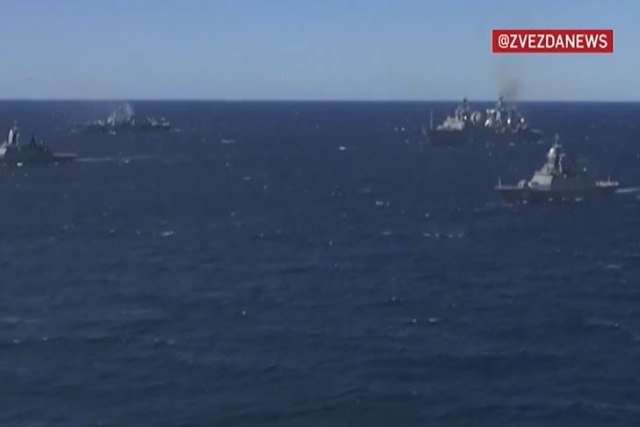 Russian, Chinese Warships Conduct Joint Patrols in the Pacific Ocean