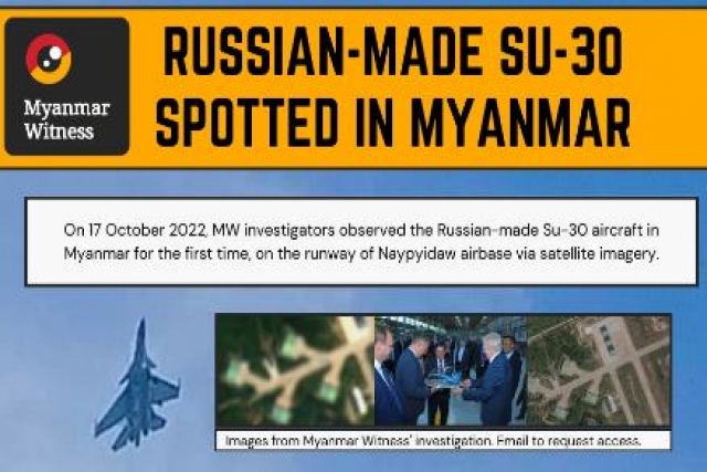 Newly Delivered Su-30 Jets Likely Used in Myanmar Concert Bombing