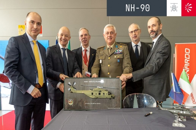 Leonardo Delivers Final UH-90A Multirole Helicopter to Italy’s Army
