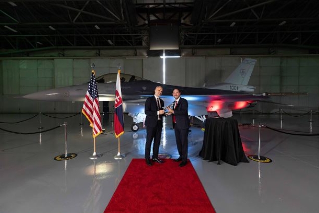 Lockheed Martin Rolls Out First F-16 Block 70 Jet for Slovak Republic