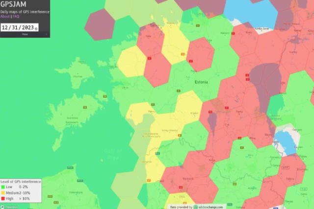 GPS-Based Devices in Baltic States Disrupted as Russia Jams Signals