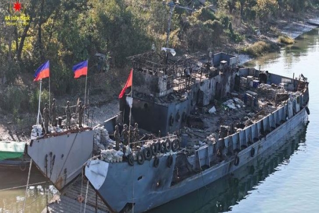 Arakan Army Rebels Destroy 5 Myanmar Naval Boats, Cripple Navy