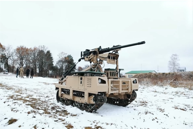 Ukraine Deploys Droid Fighter Robot