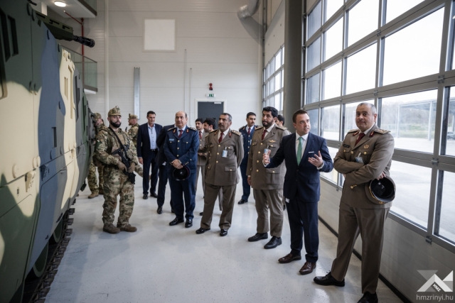 Qatari Delegation Discusses Lynx Armored Fighting Vehicle Cooperation with Rheinmetall Hungary